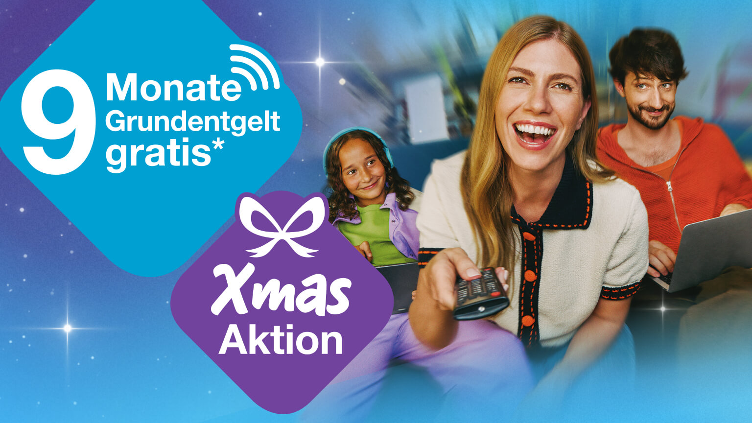 9 Monate Grundentgelt 
gratis*