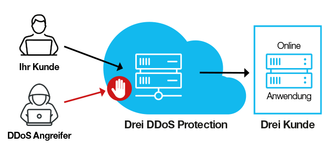 Funktionen DDoS Abwehr