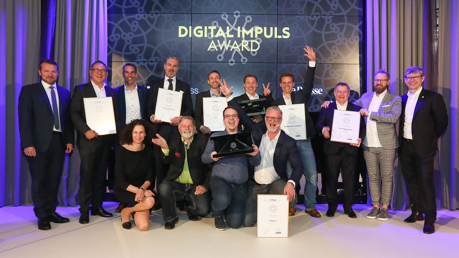 Die Gewinner des DigitalImpuls Awards 2022