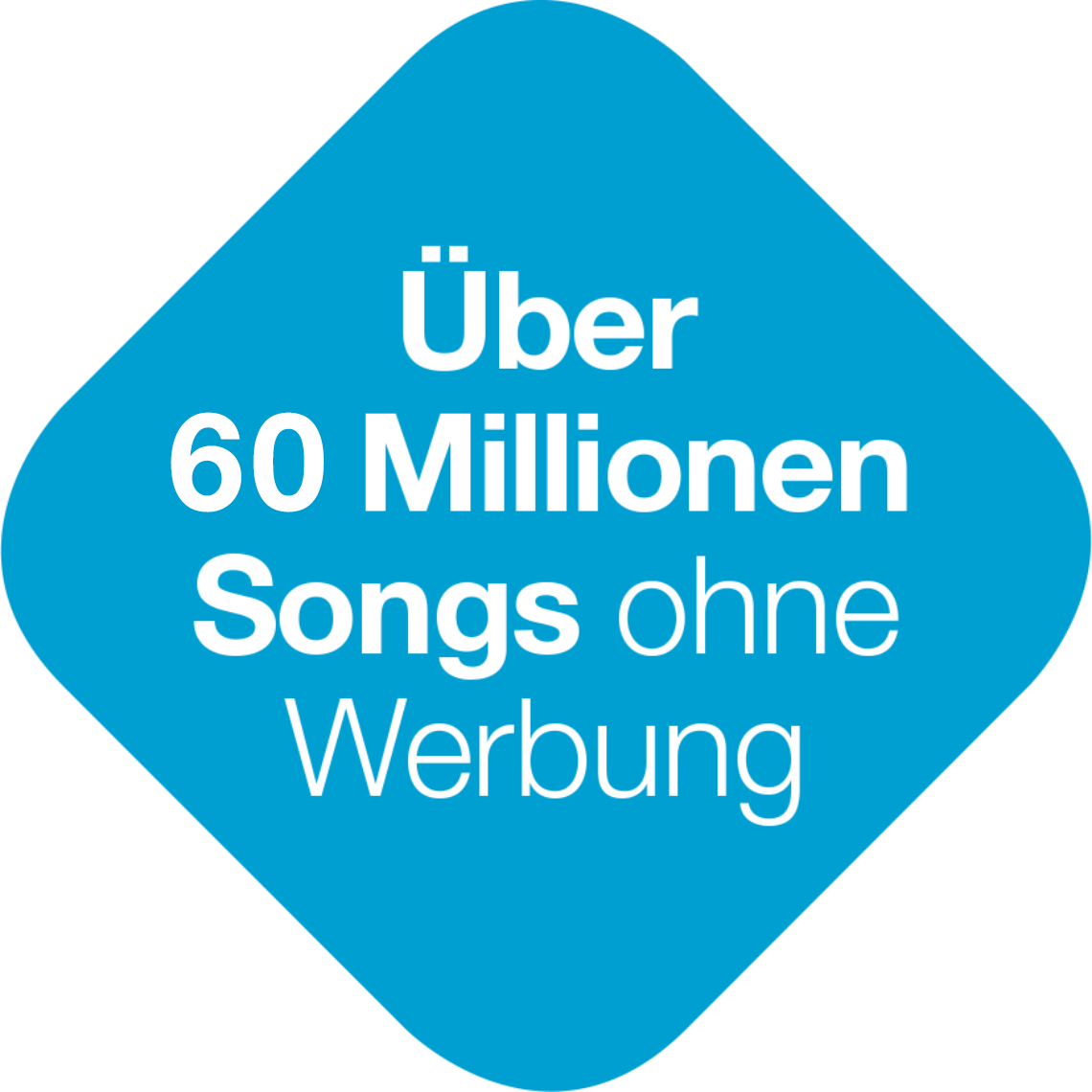 60 Millionen Songs ohne Werbung