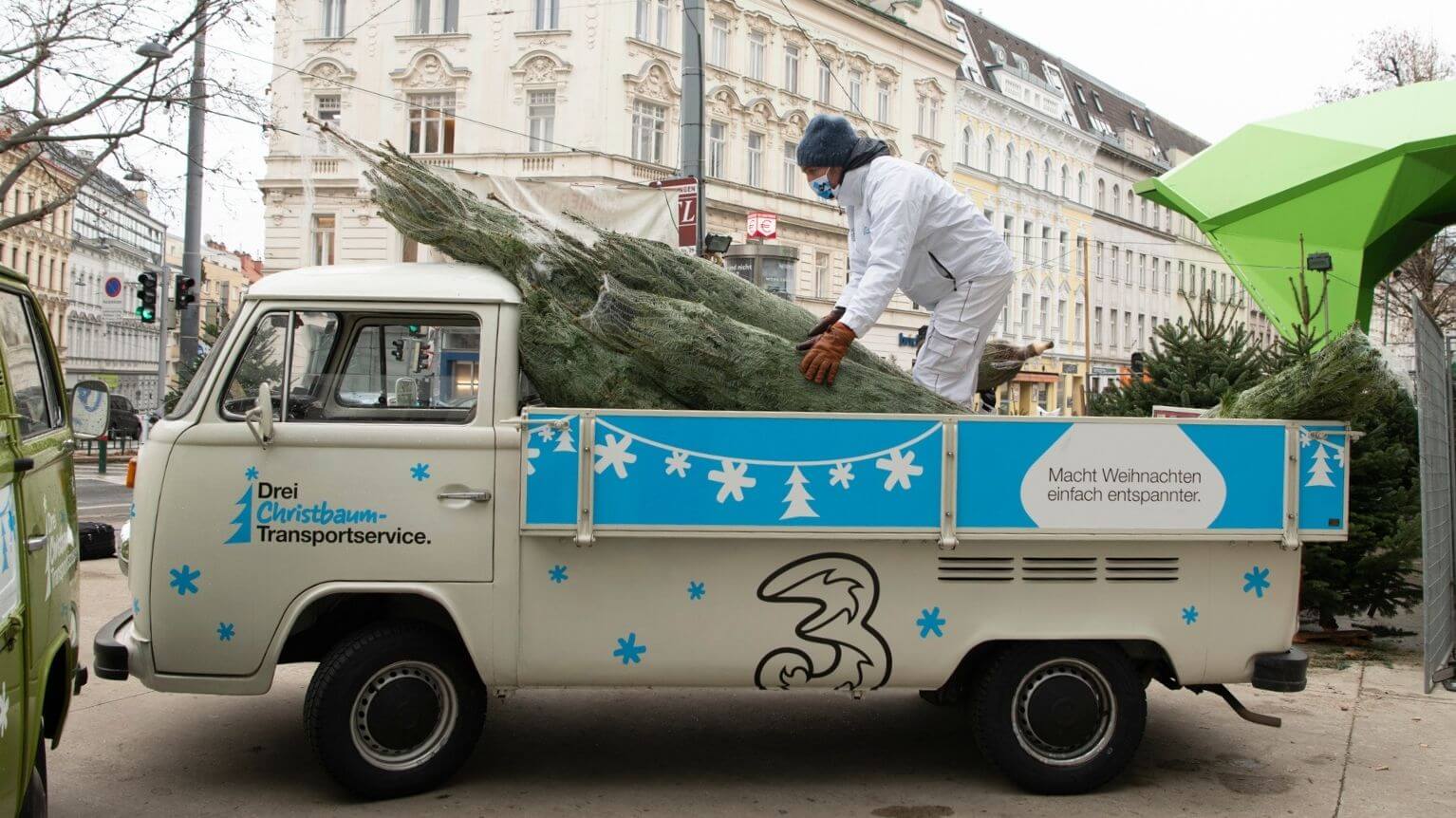 Verstauen der Bäume