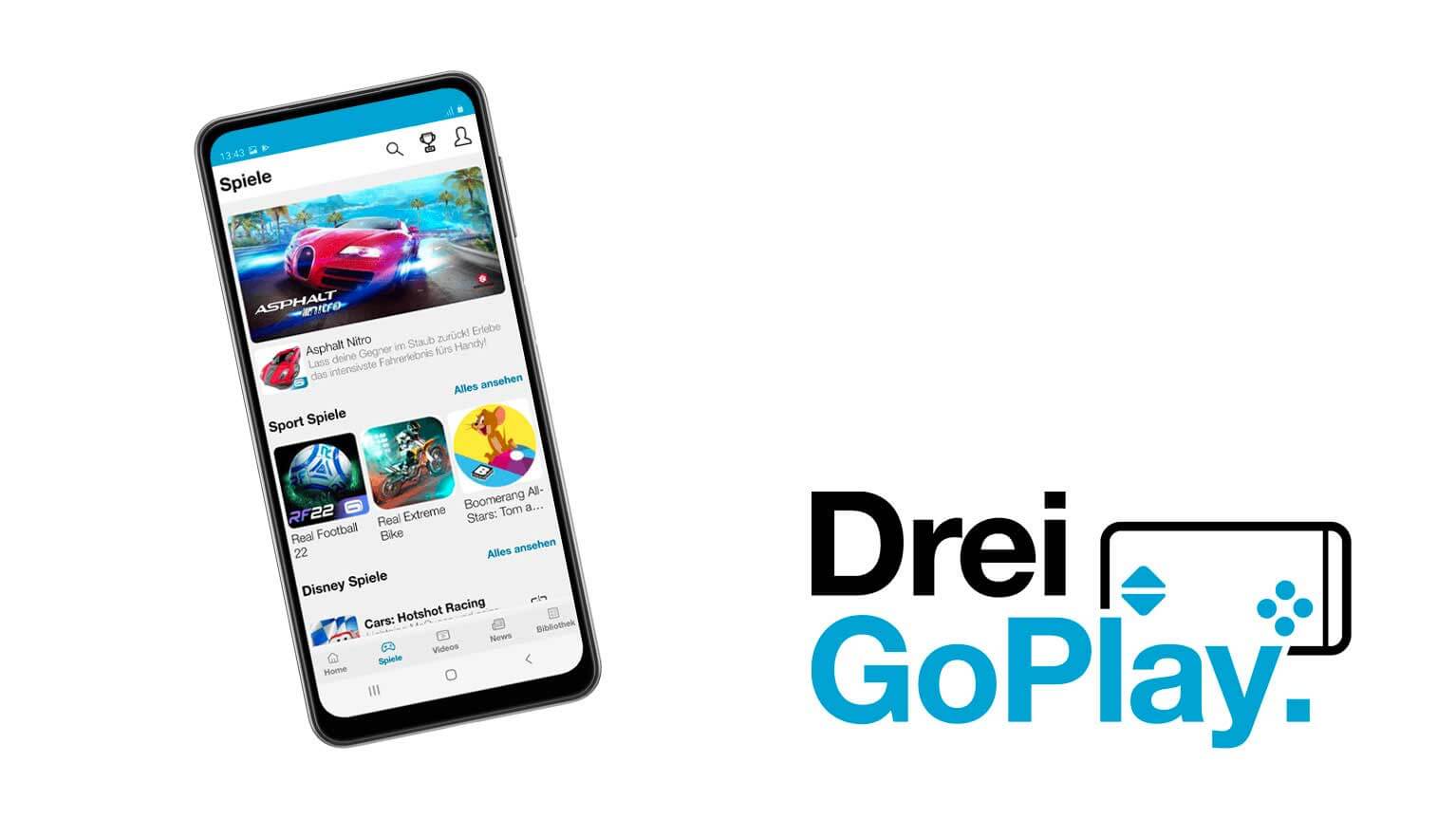 Drei GoPlay App downloaden