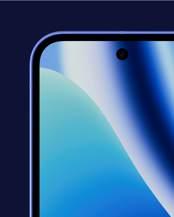 Nahaufnahme des Displays eines Pixel-Geräts mit Hintergrundbild.