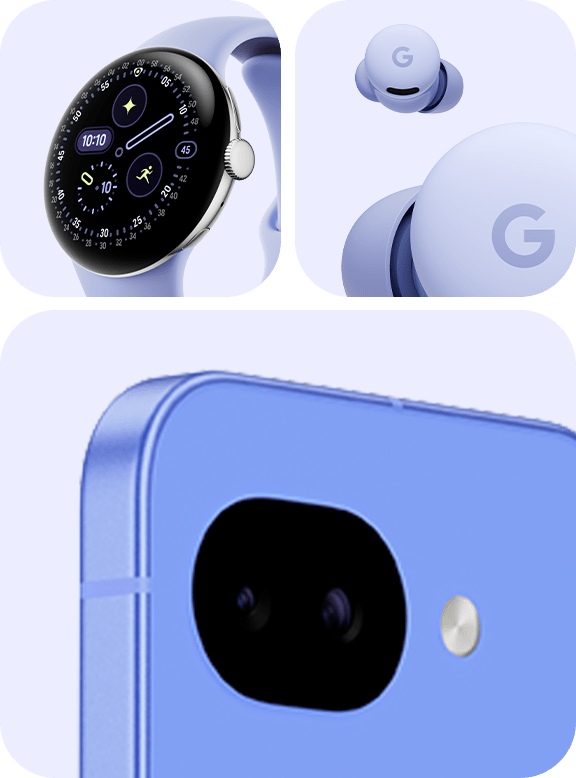 Bild von Pixel Watch 4 in Iris.
