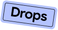 Drops in blue background