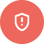 Red icon shield