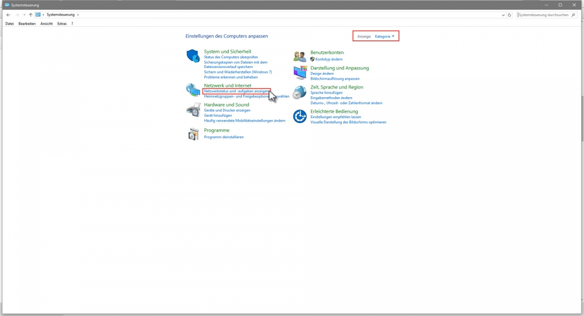 Netzwerkeinstellungen unter Windows 10 Bild 3