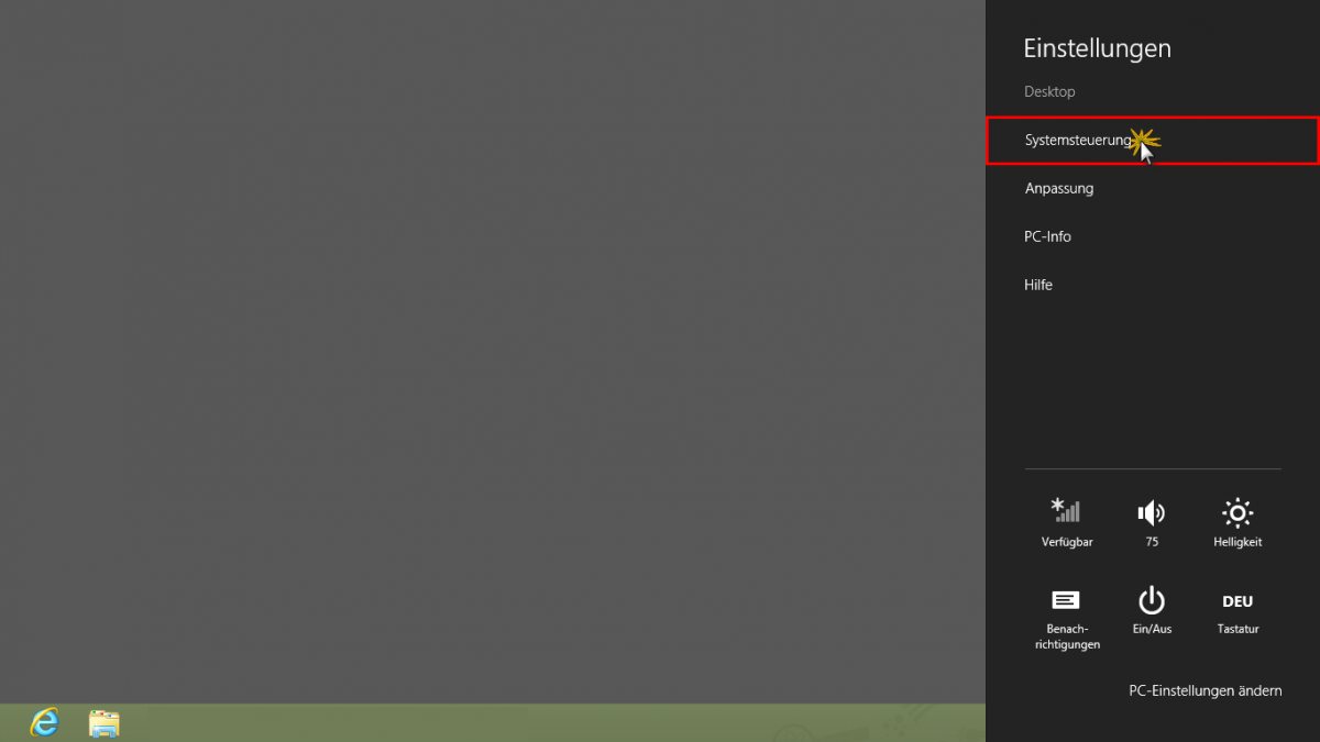 Netzwerkeinstellungen unter Windows 8 Bild 3