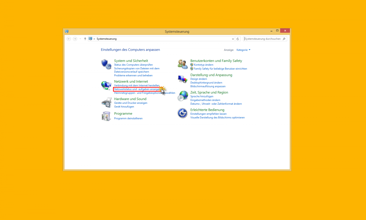 Netzwerkeinstellungen unter Windows 8 Bild 4