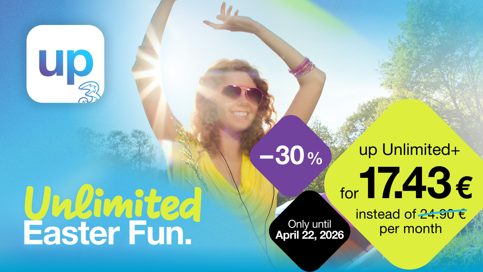 up Unlimited+ -30%