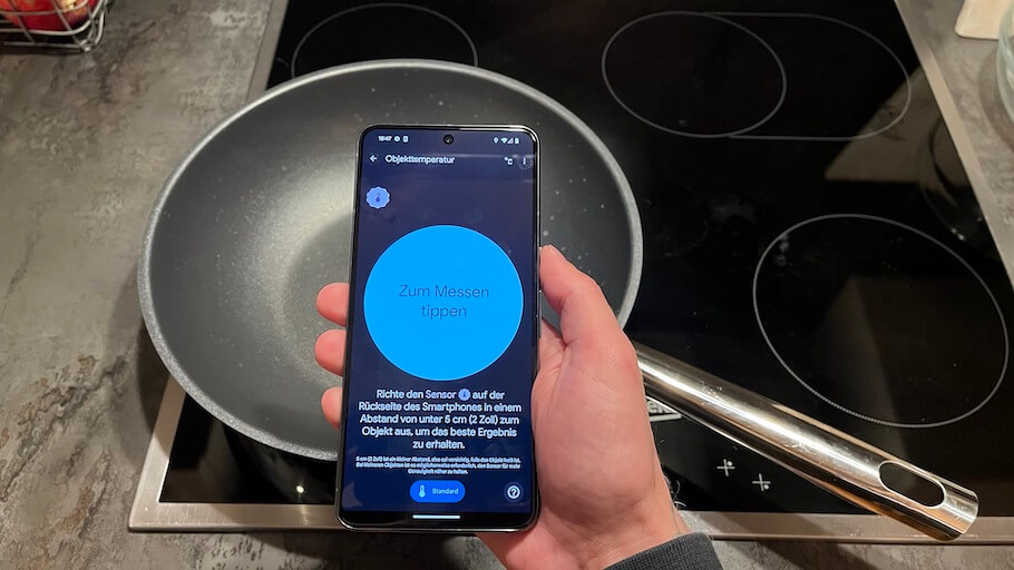 Google Pixel 8 Pro Temperaturmessung 1