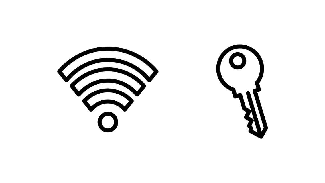 WLAN Netzwerkschl&uuml;ssel eingeben, &auml;ndern & anzeigen.