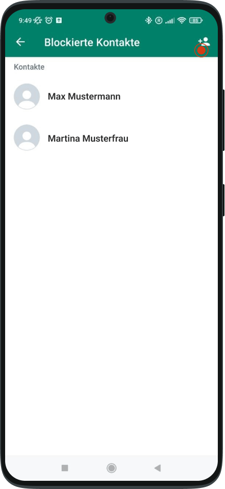 WhatsApp Kontakte blockieren 7