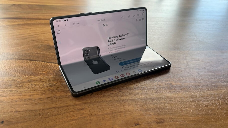 Das neue Samsung Galaxy Z Fold 5 im Produkttest.