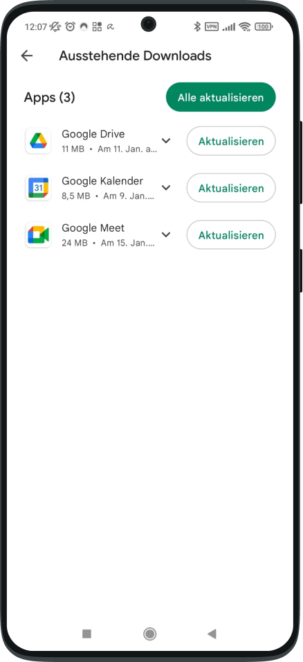 Schritt 4: Android App aktualisieren
