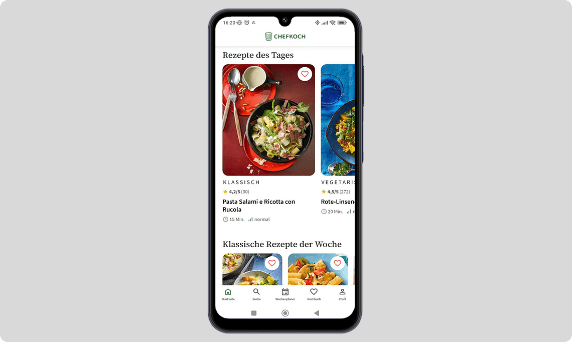 Screenshot Chefkoch-App