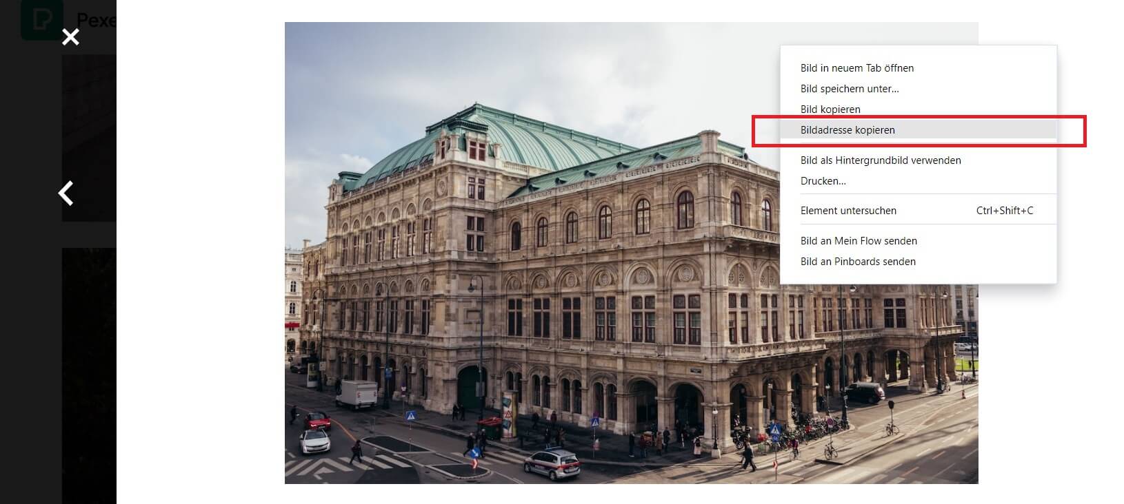 Google Rückwärtssuche mit Bild-URL