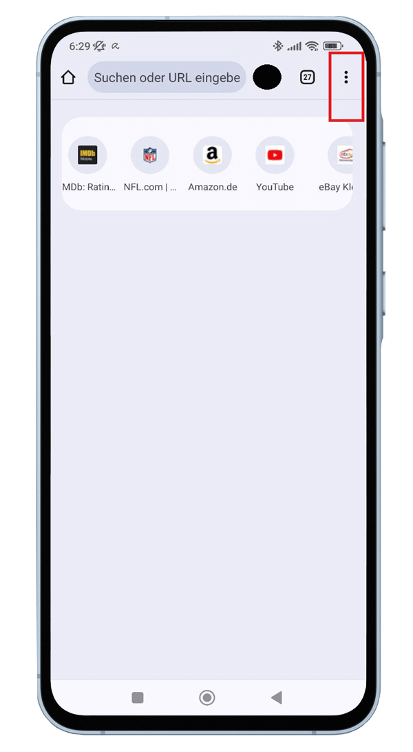Suchverlauf bei Android löschen.