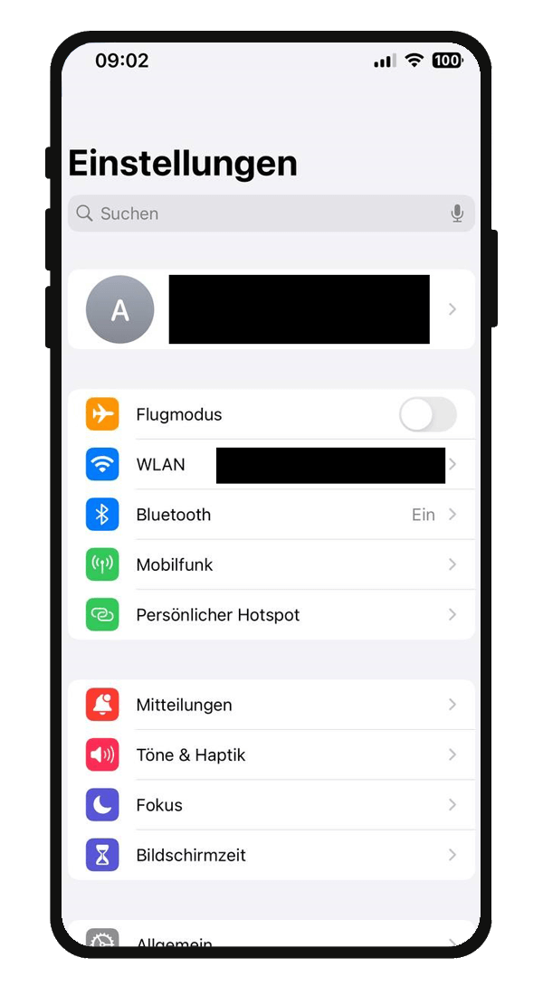 Suchverlauf am iPhone löschen.