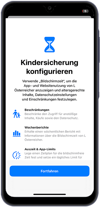 Schritt 6: Hinterlegen Sie eine Rufnummer, an die ein Bestätigungscode gesendet wird