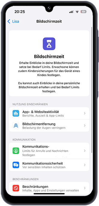 Schritt 2: Hier können Sie sämtliche Einstellungen vornehmen