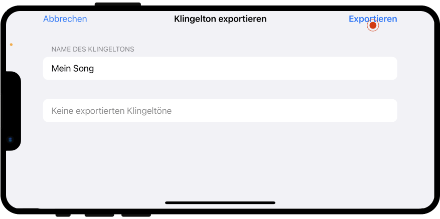 Klingelton iPhone Schritt 6