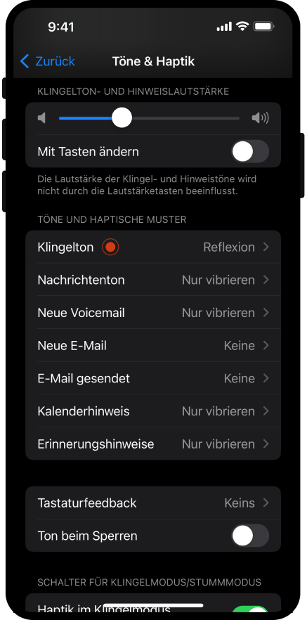 Klingelton iPhone Schritt 2