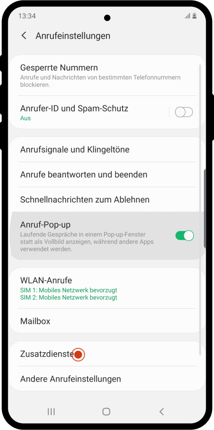 Android Anleitung Nummer unterdruecken 1