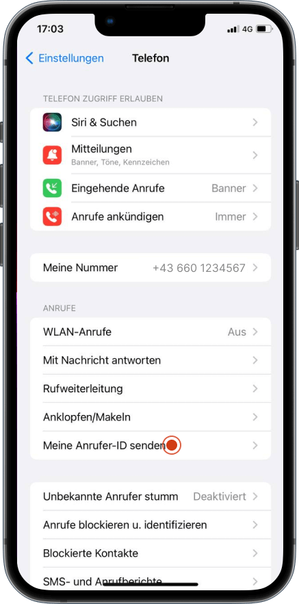 iPhone Anleitung Nummer unterdruecken 3