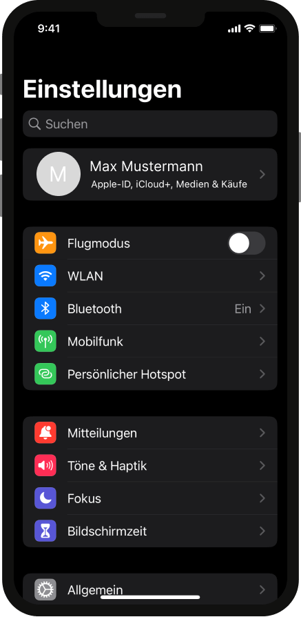 Anleitung Rufumleitung iPhone Schritt 1