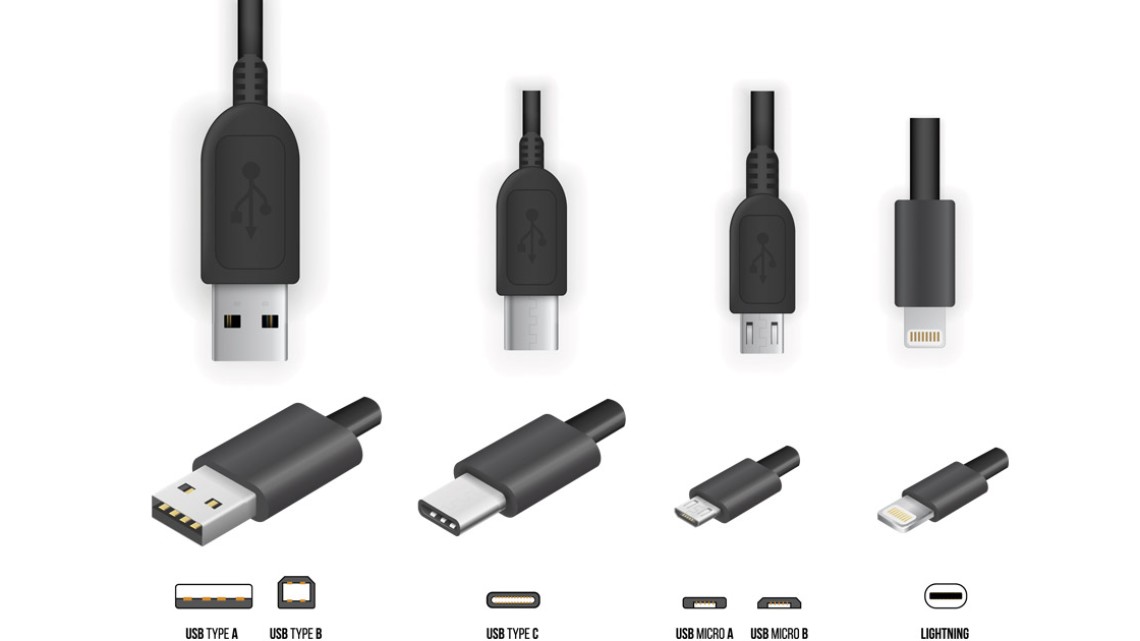 Unterschiedliche USB-Typen