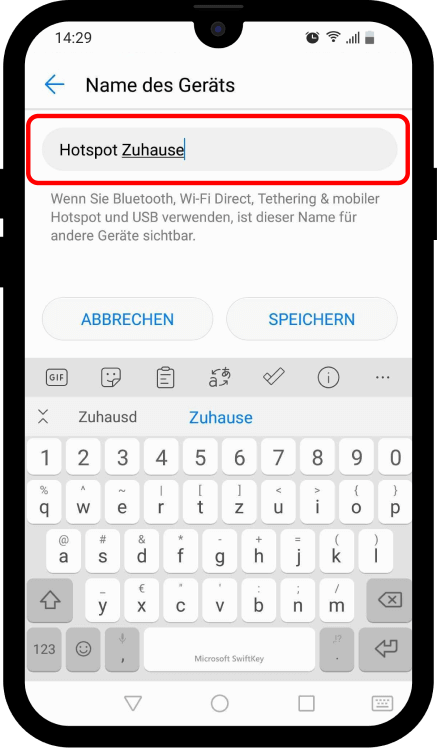 Anleitung WLAN Hotspot Android 6