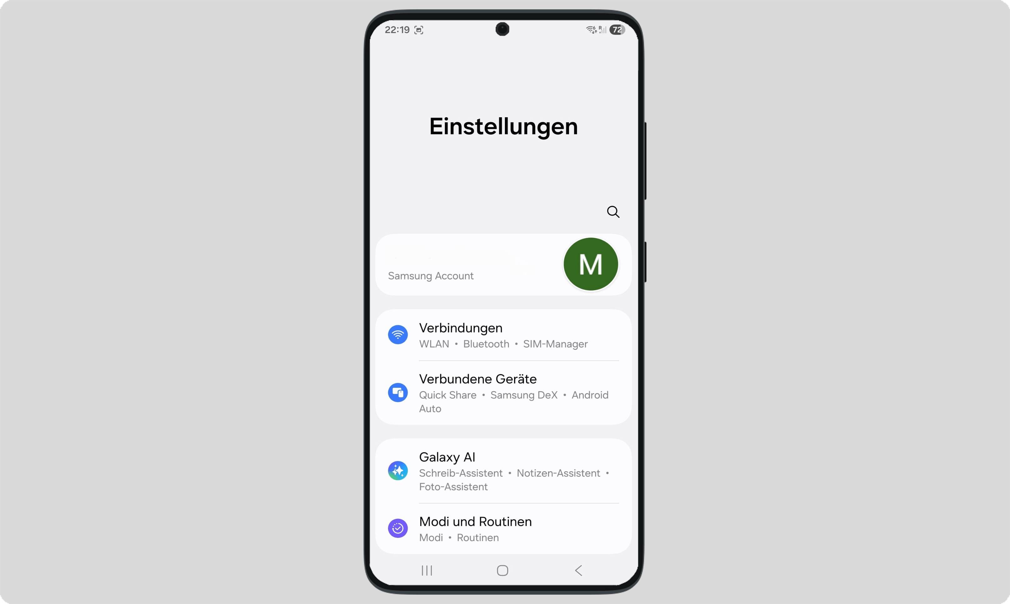 Andriod-Screenshot - Einstellungen