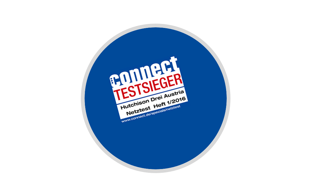 2015 - Drei Netz Gesamtsieger im Netztest von connect