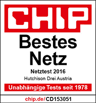 Auszeichnung Chip 2016 bestes Netz