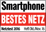 Auszeichnung Smartphone Magazin 2016 bestes Netz