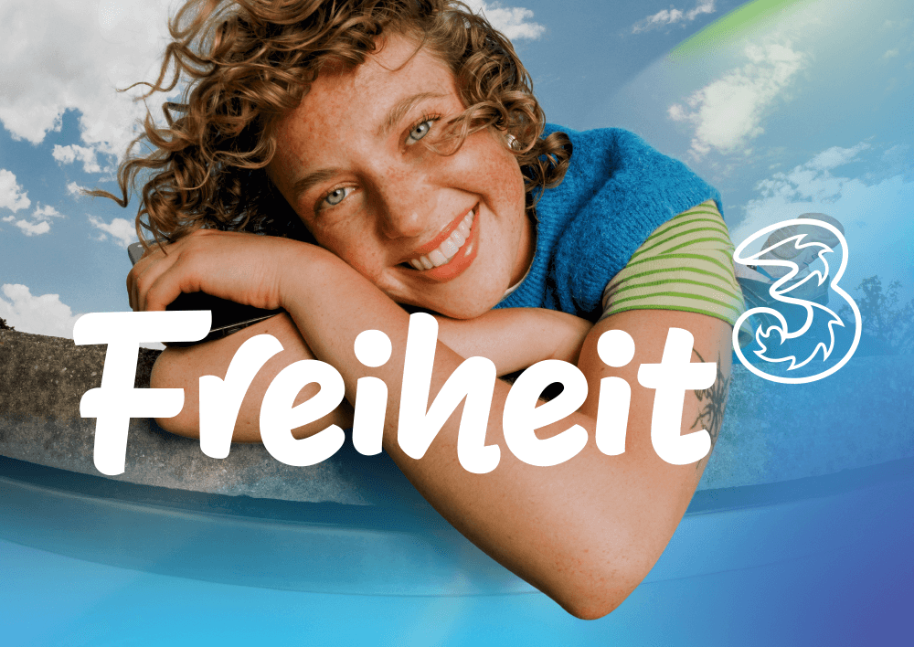 Freiheit hoch Drei.