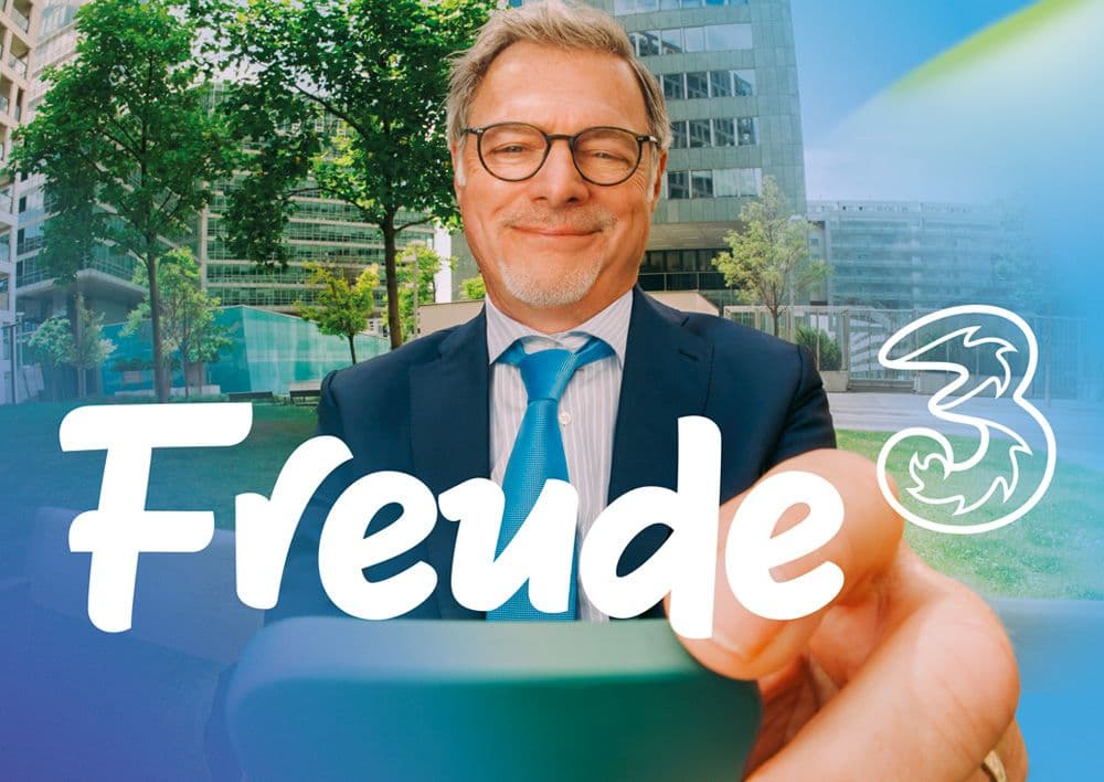 Freude hoch Drei.