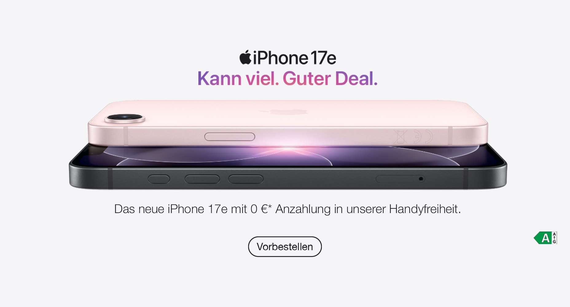 iPhone 17e jetzt vorbestellen